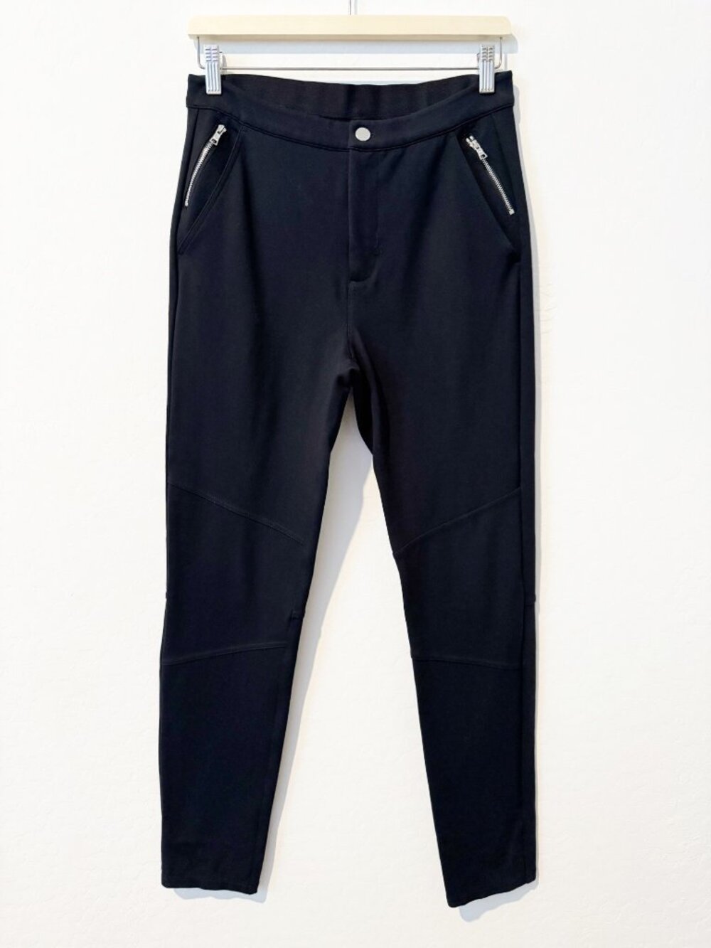 G Fore Double Knit Moto Pants Size 6 Black Stretch Golf‎ Slacks Sporty Classic